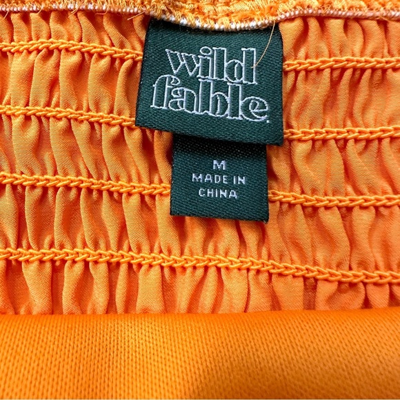 NWT $35 Wild Fable Yellow Mini Dress Size M - Picture 7 of 9